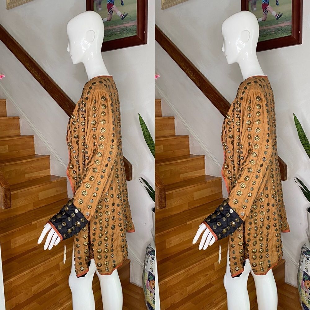 Free People Crossed Coin Jacket - Picture 6 of 9